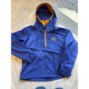Marmot Blue and Yellow Windbreaker Jacket with Hood Women's‎ Size Small